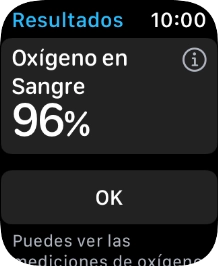 Tu resultado aparece en la pantalla.
