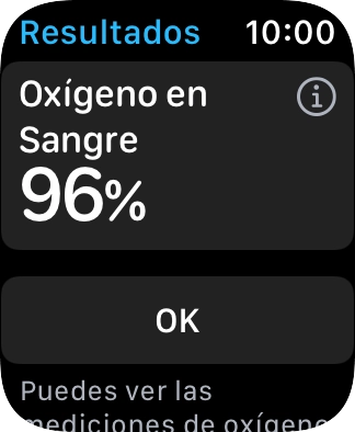 Tu resultado aparece en la pantalla.