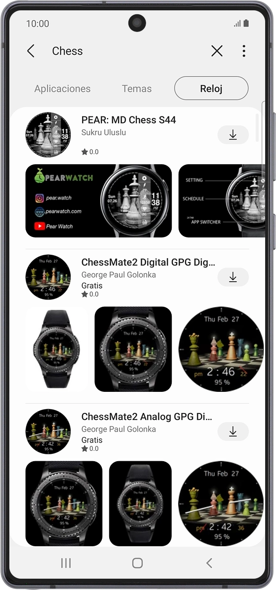 En el teléfono: Pulsa la app deseada.