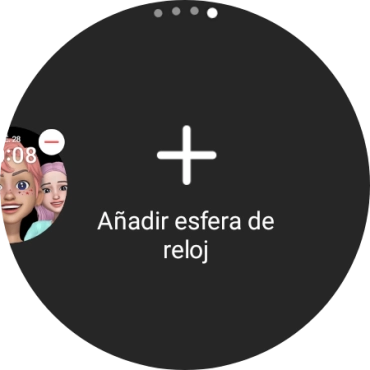 Pulsa Añadir esfera de reloj.