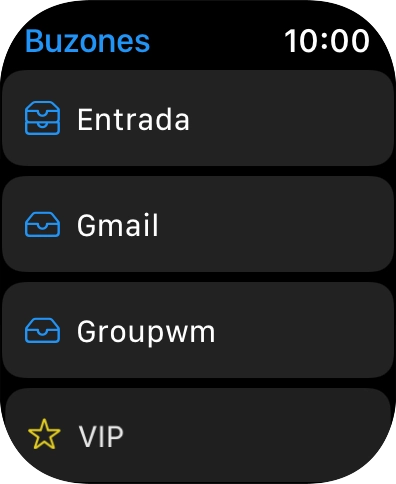 Pulsar la cuenta de correo electrónico deseada.