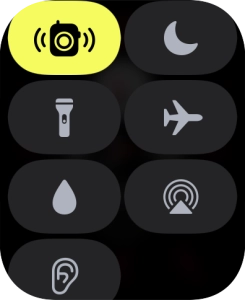 Pulsar el icono de no molestar para activar o desactivar la función.