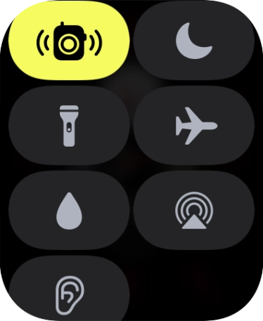 Pulsar el icono de no molestar para activar o desactivar la función.