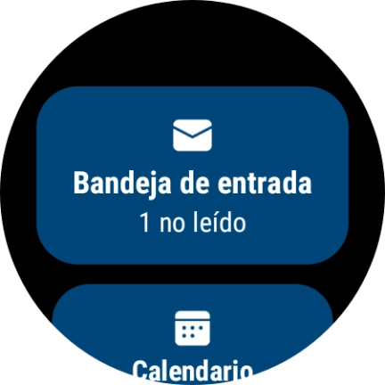 Pulsa Bandeja de entrada.