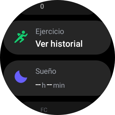 Pulsa Ejercicio.