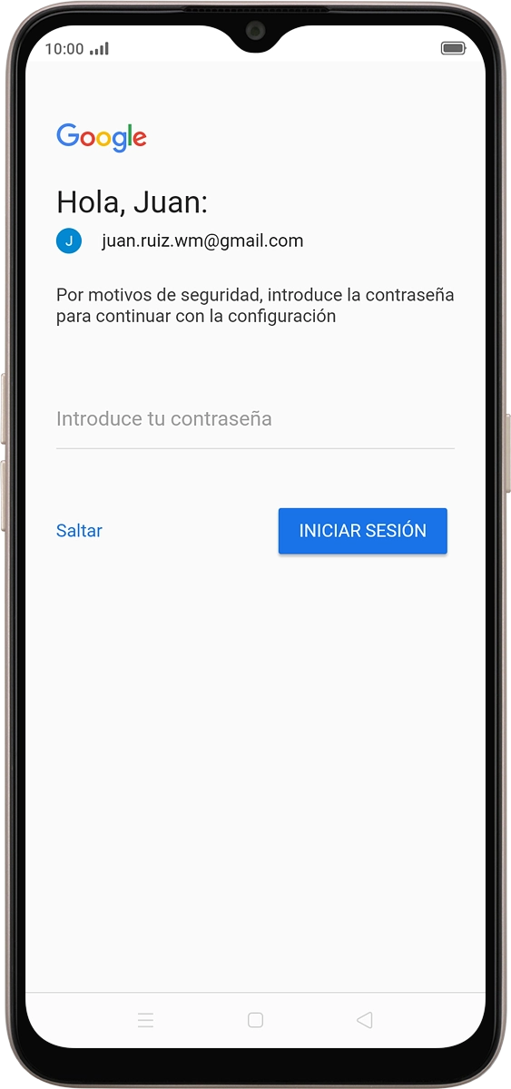 En el teléfono: Pulsa en el campo de escritura.