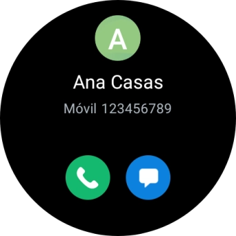 Pulsa el icono de realizar llamadas.