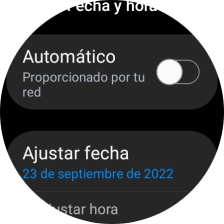 Pulsa Ajustar fecha. Pulsa Ajustar fecha.