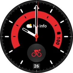 Desliza el dedo hacia arriba desde la parte inferior de la pantalla.