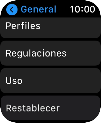 Pulsa Restablecer.
