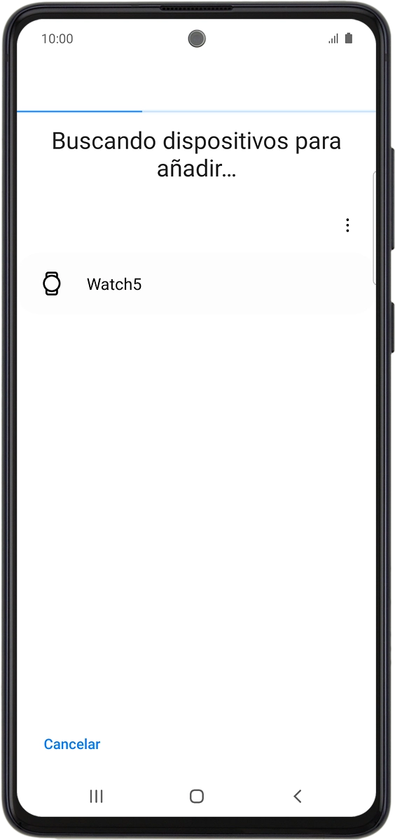 En el teléfono: Pulsa Watch5.