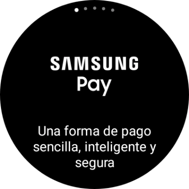 Pulsa el botón de retroceso durante unos instantes para activar Samsung Pay.