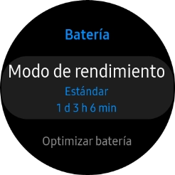 Pulsa Modo de rendimiento.