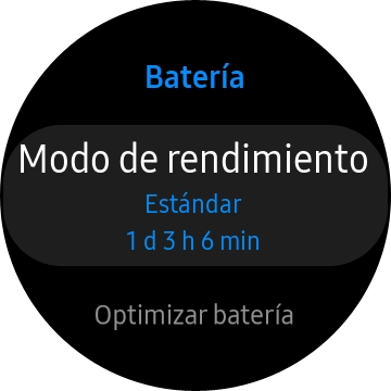 Pulsa Modo de rendimiento.