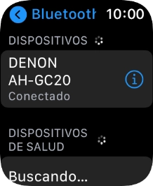 Pulsa la Digital Crown para terminar y regresar a la pantalla de inicio.
