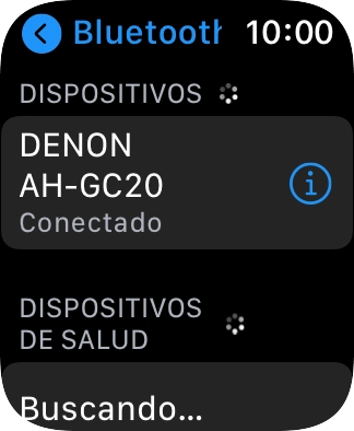 Pulsa la Digital Crown para terminar y regresar a la pantalla de inicio.