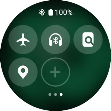 Pulsa el icono de modo de avión para activar o desactivar la función.