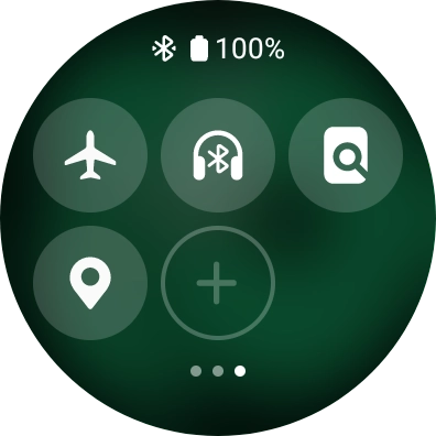 Pulsa el icono de modo de avión para activar o desactivar la función.