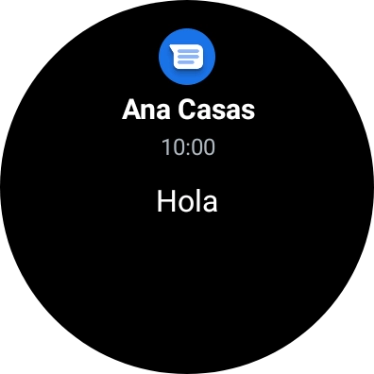 Pulsa la notificación deseada para abrirla.