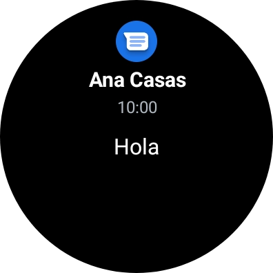 Pulsa la notificación deseada para abrirla.