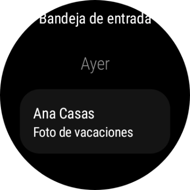 Pulsa el correo electrónico deseado para leerlo.