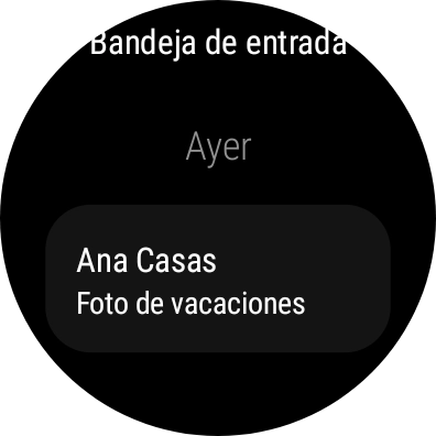 Pulsa el correo electrónico deseado para leerlo.