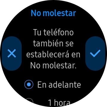 Pulsa el ajuste deseado.
