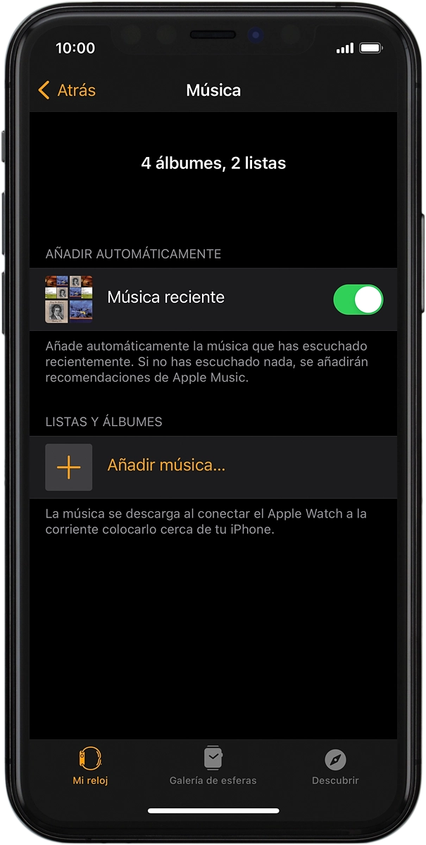 En el teléfono: Pulsa el indicador junto a 