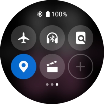 Pulsa el icono de modo de avión para activar o desactivar la función.