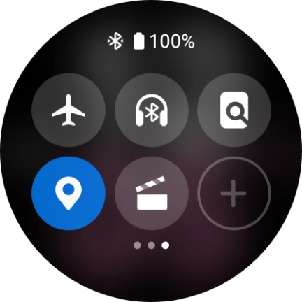 Pulsa el icono de modo de avión para activar o desactivar la función.