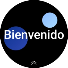 Desliza el dedo hacia arriba desde la parte inferior de la pantalla.