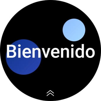 Desliza el dedo hacia arriba desde la parte inferior de la pantalla.