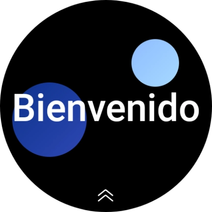 Desliza el dedo hacia arriba desde la parte inferior de la pantalla.