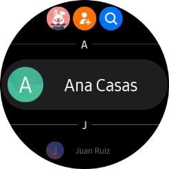 Pulsa el contacto deseado.