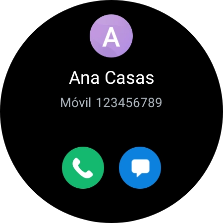 Pulsa el icono de realizar llamadas.