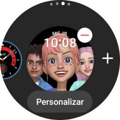 Pulsa la esfera que deseas añadir.