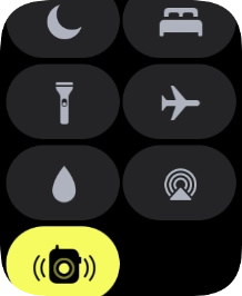 Pulsa el icono de modo de avión para activar o desactivar la función.