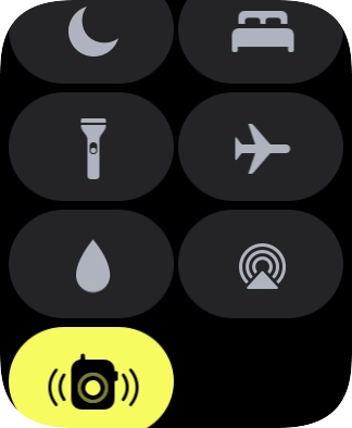 Pulsa el icono de modo de avión para activar o desactivar la función.