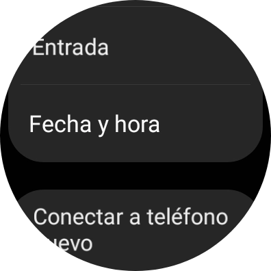 Pulsa Fecha y hora.