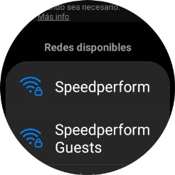 Pulsa la red wifi deseada.