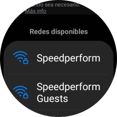Pulsa la red wifi deseada.