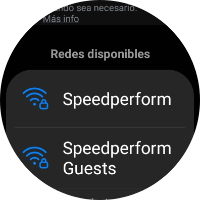 Pulsa la red wifi deseada.