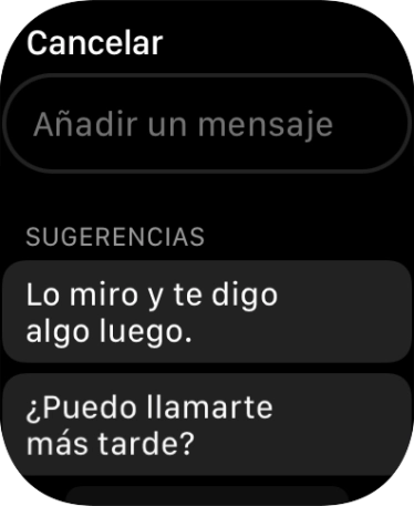 Pulsar Añadir un mensaje y grabar el mensaje.