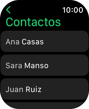 Pulsa el contacto deseado.