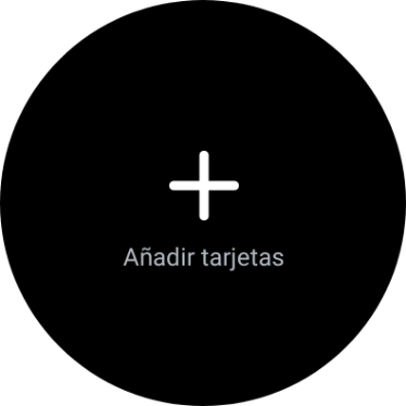 Pulsa Añadir tarjetas.