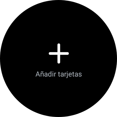 Pulsa Añadir tarjetas.