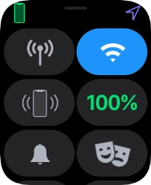 Pulsa el icono de modo de sonido para activar o desactivar el modo silencioso.