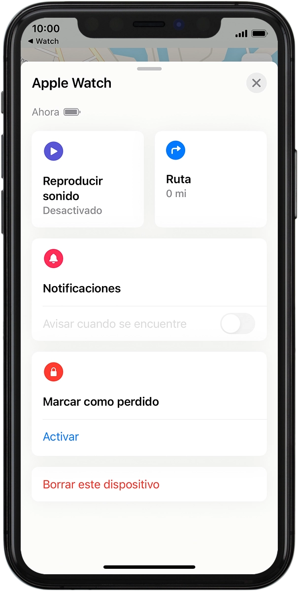 En el teléfono: Pulsa Reproducir sonido.