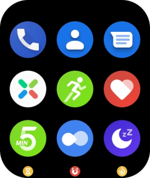 Pulsa el icono de contactos.