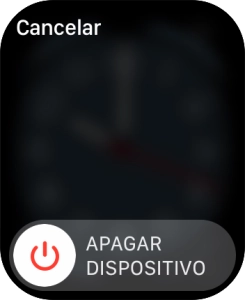 Pulsa el icono de apagar y arrástralo hacia la derecha.